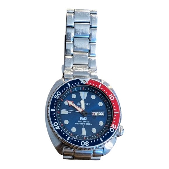 Seiko Prospex PADI "Pepsi" Turtle Automatic Diver's Watch SRPE99 / SRPE99K1 - Picture 1 of 8